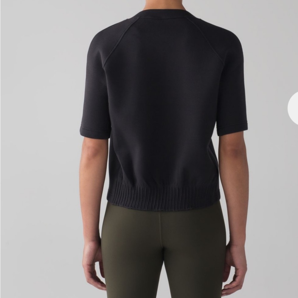 Lululemon NTS Cropped Short Sleeve Black in M - Picture 6 of 15